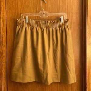 J. Crew Wool Mini Khaki Sz 14